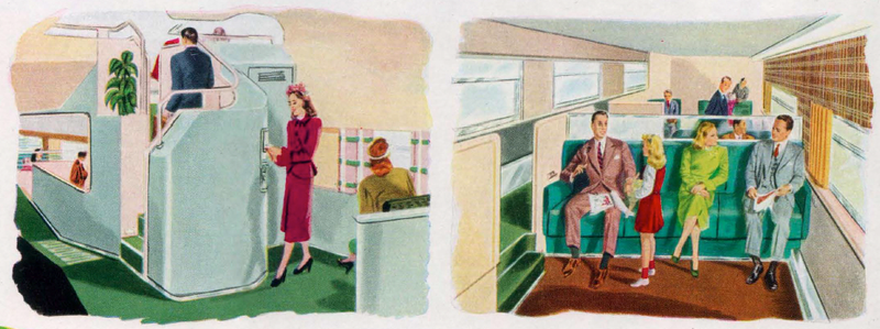 Illustration for article titled This 1947 Train of Tomorrow Puts Today's Trains to Shame